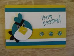 Karte Stampin Up Angry Birds Kindergeburtstag Geburtstagskarte Geburtstagskarte Kindergeburtstag Karten