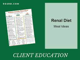 Meal_plan your weekly evening meal plan diet: Renal Diet Meal Ideas Rd2rd