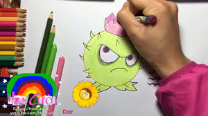 You can print or color them online at getdrawings.com for absolutely free. How To Draw A Homing Thistle Plants Vs Zombies For Kids Step By Step Coloring Pages Learn Colors Chi Youtube