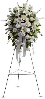 Sentiments Of Serenity Spray Grandview Flowers Send Your Heart With Sense Of Blooms Funeral Flower Arrangements Funeral Floral Arrangements Funeral Flowers