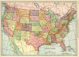Antique Map Of United States Free Image Vintage Usa Map United States Map Map Print