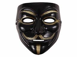 Maybe you would like to learn more about one of these? Guy Fawkes Maske Schwarz Gold V Wie Vendetta Anonymous Cosplay Halloween Ebay
