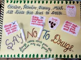 Drugs thwart our goals, ruin our nation, so say no to drugs. Photo Gallery Detail