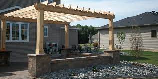 Screen in existing roof lines with our screen walls only, porch screening systems.cover your existing deck or patio with a r etractable fabric patio awning or choose from 4 styles of a permanent aluminum patio cover installations. Pergola And Patio Cover Ideas Landscaping Network