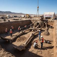 Discovery of giant prehistoric creature fossil