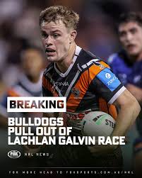Fox - Phil Gould has pulled the Canterbury-Bankstown Bulldogs out of the  Lachlan Galvin sweepstakes 🚨 It leaves just one club as the firm  favourites to land his signature and it is