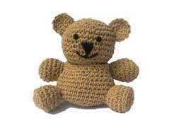 Basket Bear Hidden Storage Stuffed Animal Secret Hiding Place Crochet Amigurumi Plush Toy Valentines For Kids Gifts For Kids Gifts For Father
