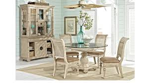 Cindy Crawford Home Key West Sand 5 Pc Round Dining Room With Slat Chairs Dining Room Sets Light With Images Dining Room Sets Round Dining Room Dining Room Table Chairs