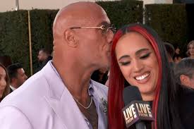 Dwayne Johnson Appears with Daughter Simone at the 2025 Golden Globes