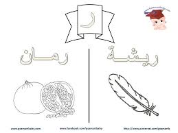 تلوين الحروف العربية حرف الراء ر Learn Arabic Alphabet Arabic Alphabet Lettering Alphabet