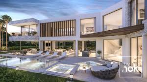 Wonderful Modern Villa By Nok Designed By Kristina O Brateng Available For Sale In Urbanization Bel Air Est Architecture Bel Air Mansion Beach House Marbella