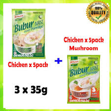 Meski namanya bubur ayam, namun uniknya setiap daerah punya sajian bubur ayam yang berbeda dan unik, loh. Knorr Porridge Instant Bubur Ayam Cendawan Nasi Air Shopee Malaysia