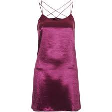 Swallowtail Slip Dress By Motel Purple Short Dress Purple Mini Dresses Purple Cocktail Dress