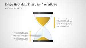 Hourglass Of Time Shapes For Powerpoint