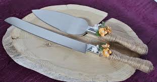 Ensemble Couteaux De Mariage Rustique Chic Spatule Couteau Cake Serving Set Cake Servings Serving Set