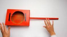 Aus Karton Und Gummibandern Eine Gitarre Basteln Karton Kinder Gitarre Basteln