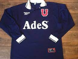 Universidad de chile santiago football soccer camiseta t shirt la u jersey mens. 1998 Club Universidad De Chile L S Football Shirt Adults Large Camiseta Maglia Ebay