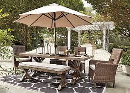 Check spelling or type a new query. Beachcroft Outdoor Dining Table With Umbrella Option Ashley Furniture Homestore