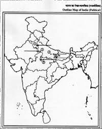 On An Outline Map Of India Mark The Regional Kingdoms Of Awadh Mysore  Bengal And Hyderabad With Their Capitals
