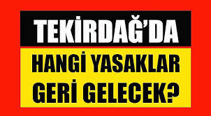 İşte 14 nisan 2021 başlayan kısıtlamalar, tedbirler, yasaklar, önlemler hakkında bilgiler. Tekirdag Da Hangi Yasaklar Geri Gelecek Tekirdag Corlu Haber