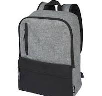 EgotierPro 120655 - Reclaim GRS gerecyclede tweekleurige 15" laptoprugzak  14 L