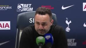 De Zerbi sends Tel message with Spurs star stuck on squad fringes