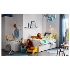 Slakt Sangram Med Undersang Och Forvaring Vit 90x200 Cm Ikea Undersang Sangram Ikea Sang