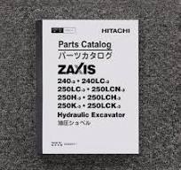 Hitachi ZAXIS 250K-3 ZX250K-3 Excavator Parts Catalog Manual Book SN 020001  & Up
