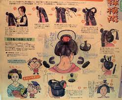 How To Comb A Geisha Geisha Hair Japanese Hairstyle Geisha