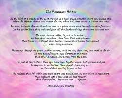 It is called the rainbow bridge because of all its beautiful colors. The Rainbow Bridge Poem Digital File Download 10 X Etsy