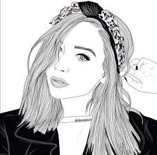 Résultat de recherche d'images pour "dessin de fille"