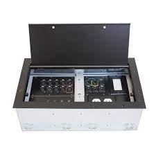 Most connectors that fit the neutrik. Double Wide Pocket Av Floor Box Av Floor Boxes Data Floor Boxes Av Table Top Box Audio Video Floor Boxes