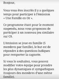 Créé par dadokinho le 23 fév. Est Ce Vraiment Une Famille En Or Qui Arrive Sur C8 Jeux Televises
