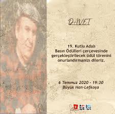 Peker iddialarında, kutlu adalı'nın st. 19 Kutlu Adali Basin Odulleri Bu Aksam Sahiplerine Verilecek Ve Kibris