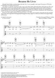 Because He Lives Amen Because He Lives Digital Sheet Music Music Sing