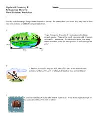 Algebra word problems worksheet pdf. 48 Pythagorean Theorem Worksheet With Answers Word Pdf