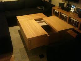Coffee tables are for more than just coffee. Malm Coffee Table Ikea Hackers