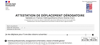 Mise à jour 21 mars 2021 suite à la mise en place du confinement et couvre feu instaurés le 20 mars 2021 plus besoin de remplir manuellement le formulaire lors de vos sorties dérogatoires : Rp0lnbnwmbphrm