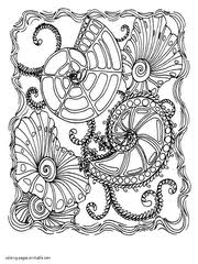 Teach your child how to identify colors and numbers and stay within the lines. 54 Abstract Coloring Pages For Adults