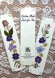 Custom Handmade Bookmarks Pressed Flower Bookmarks Bridal Etsy In 2021 Bookmarks Handmade Flower Bookmark Pressed Flowers
