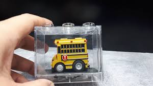 Custom Thomas school bus like Choro-Q (only 1 in the world) ~164 deformed