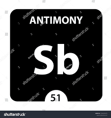 Antimony Sb Chemical Element Antimony Sign With Atomic Number Chemical 51 Element Of Periodic Tabl Stock Illustration Chemical Periodic Table Of The Elements