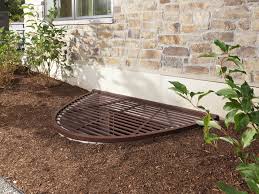 The covers will fit to the outside of the window well allowing the cover to easily slide forward and out of the way for escape. Aluminum Window Well Grates Rockwell Rockwell Window Wells
