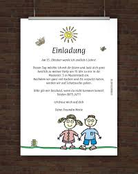Lustige Kindergeburtstagseinladung Mit Einladungstext Einladungstext Kindergeburtstag Einladung Kindergeburtstag Gluckwunsche Zur Einschulung