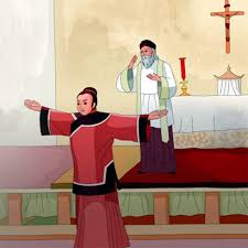 Today is the feast of Sts. Leo Ignatius Mangin, Mary Zhu Wu and companions.  St. Leo Mangin was a French Jesuit missionary in China who was killed  during the Boxer Rebellion. Mary