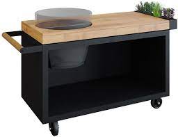 How big is a large green egg? Ofyr Teak Table Pro Black For Big Green Egg Por 2995 Euros