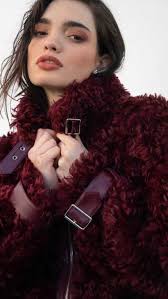 Afternoon tea date in the cherry red Alexa Puffball Dress 😍🍰🌹  @jadethetallone #AMYLYNNgirls