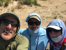 A major survey milestone was reached this season. Collectively to date,  10,001 migrant peregrine falcons have been banded or captured as previously  banded falcons at Padre Island since 1977! This monumental effort