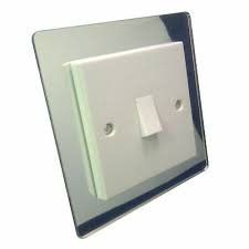 Make several passes to score the plastic till you can easily bend a break off the waste piece. Chrome Effect Single Switch Or Socket Surround Acrylic Finger Plate Wall Trim X2 Ebay