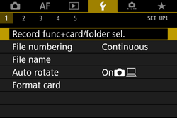 If the card is new or was previously formatted by another camera or computer, format the card with this camera. How Do I Format A Memory Card Eos 5d Mark Iv